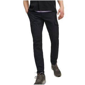 Pantete Black Skinny Cargo Stretch Pants Jeans